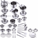 Kit de Cozinha em Inox Mini Chef - Divertida Vida