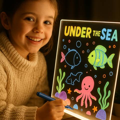 Divertida Lousa Neon