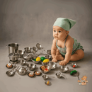 Kit de Cozinha em Inox Mini Chef - Divertida Vida