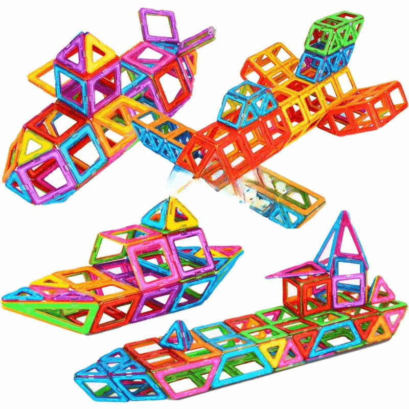 Blocos Magnéticos Construtor Divertido - Divertida Vida