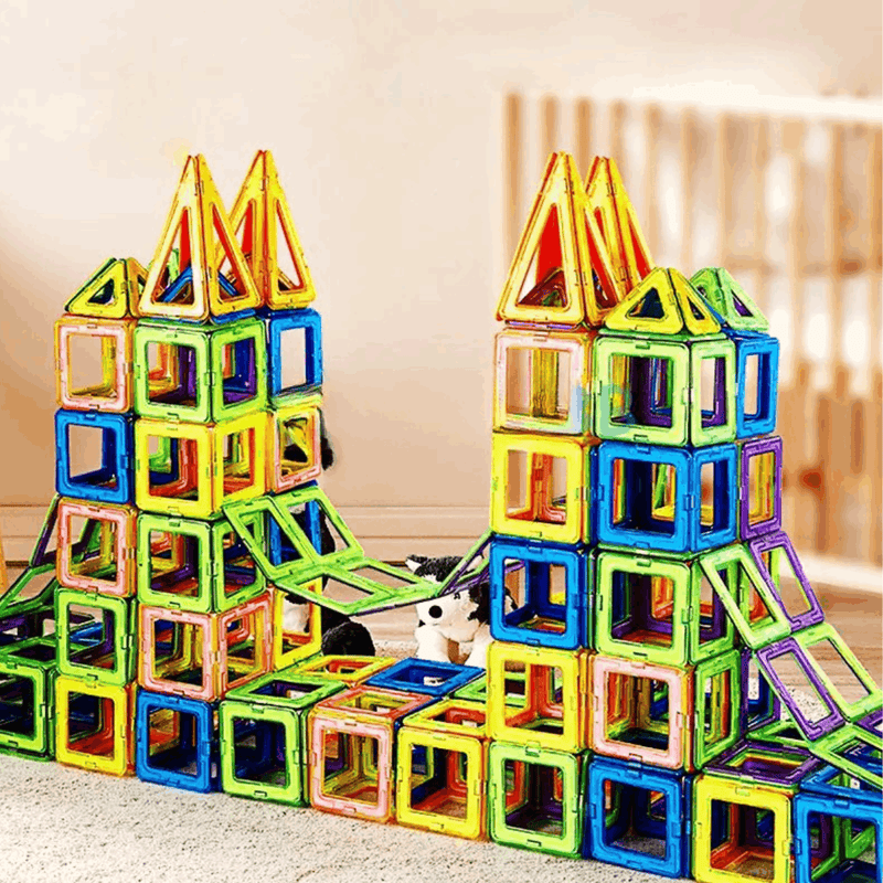 Blocos Magnéticos Construtor Divertido - Divertida Vida