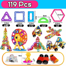 Blocos Magnéticos Construtor Divertido - Divertida Vida