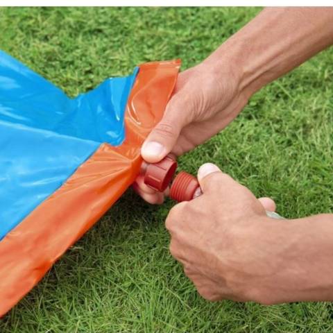 Escorregador de Água Tripla Diversão