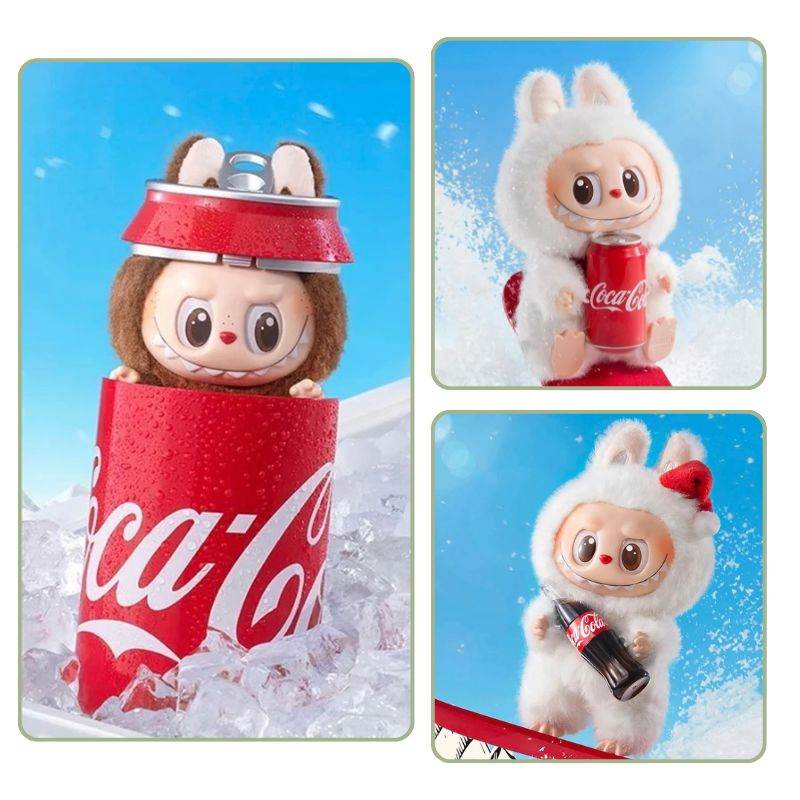 Boneco Labubu Coca Exclusivo