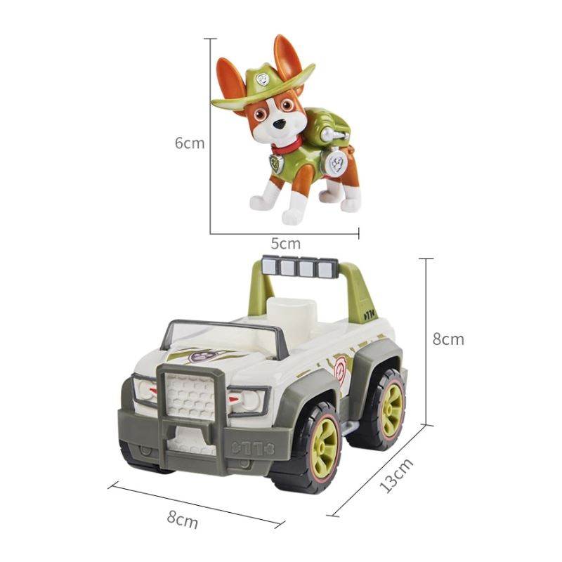 Personagens Patrulha Canina - Boneco + Carrinho - Divertida Vida