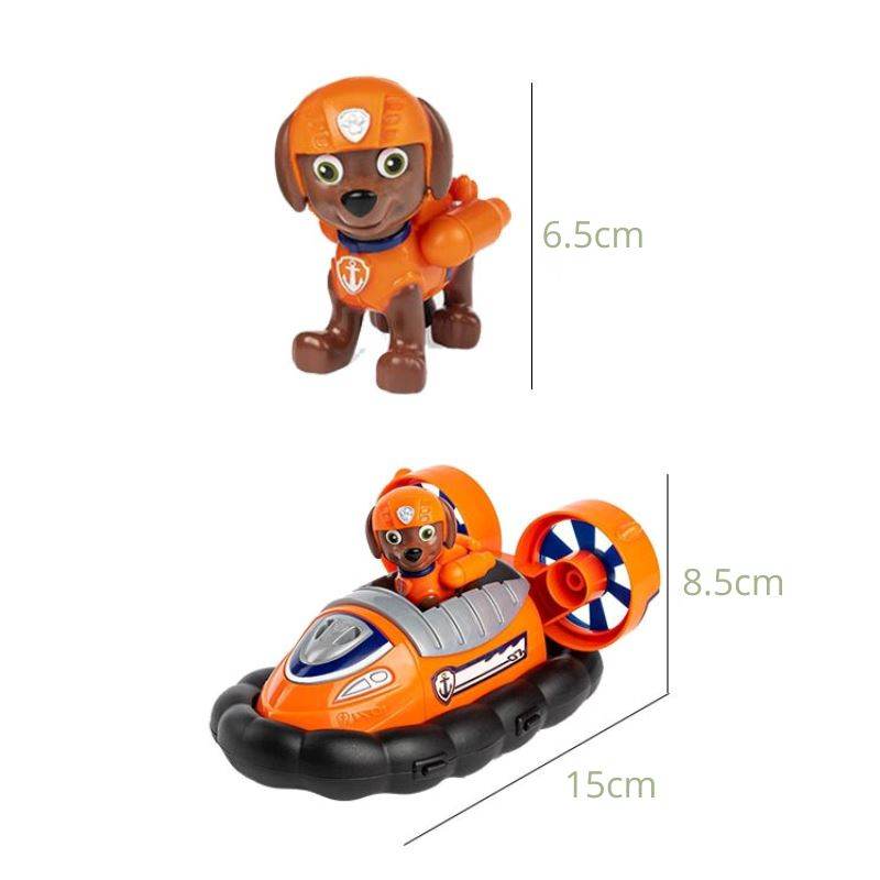 Personagens Patrulha Canina - Boneco + Carrinho - Divertida Vida