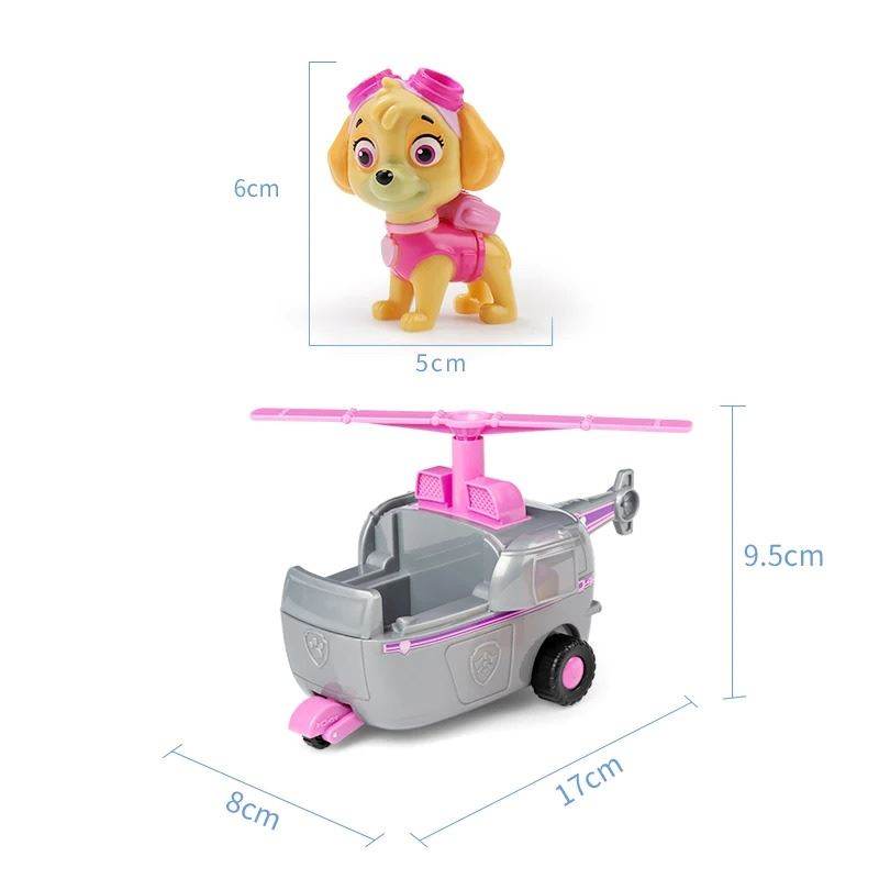 Personagens Patrulha Canina - Boneco + Carrinho - Divertida Vida